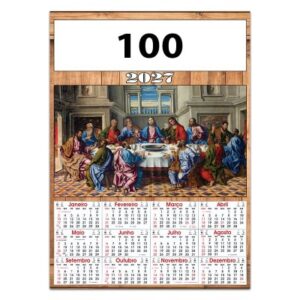 Calendário com 1 cromo   Ref. 100