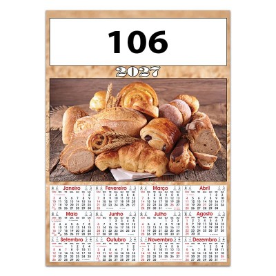 Calendário com 1 cromo Ref. 100 - Imagem 7