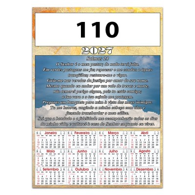 Calendário com 1 cromo Ref. 100 - Imagem 11