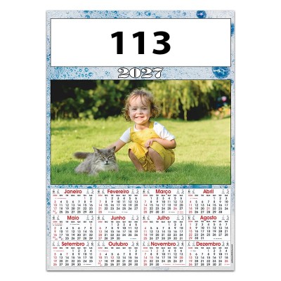 Calendário com 1 cromo Ref. 100 - Imagem 14