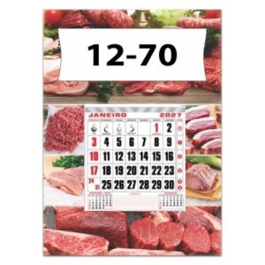 Calendário de Parede Médio Placas Temáticas