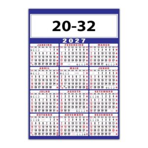 Calendário Comercial Anual Ref. 20.32.31.01