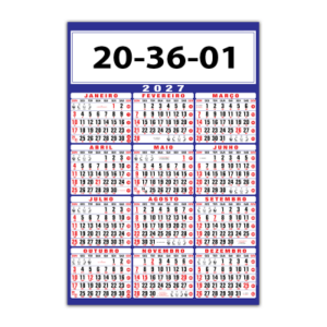 Calendário Comercial Anual Ref. 20.36