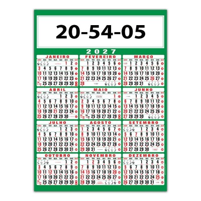 Calendário Comercial Anual Ref. 20.54.31.01 - Imagem 4