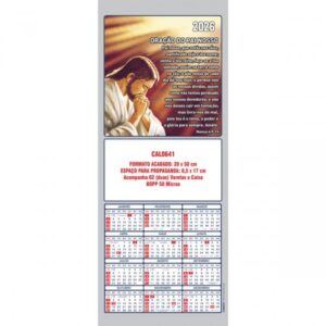 Calendário Metalizado Zamberetti Ref. 641 á 679