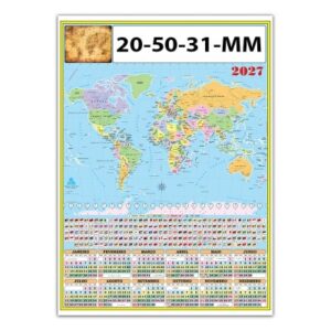 Poster Mapa Mundi Ref. 20.50.31.MM