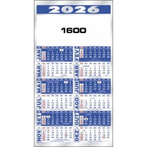 Calendário Metalizado Ibraf Ref. 1600 á 1602